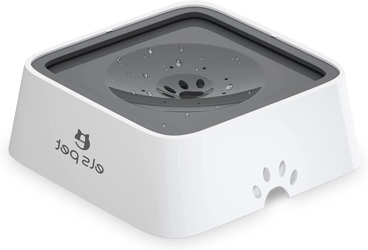 Automatische Hondenschaal, Splash Free en Antilek Ontwerp, Ideaal voor Honden en Katten, Geschikt voor Auto en Thuisgebruik