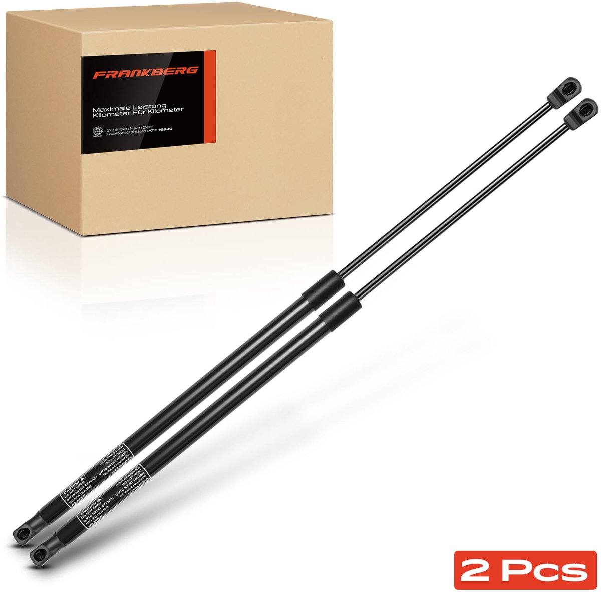 Frankberg 2x gasveer motorkap voor Volvo V40 2012-2022