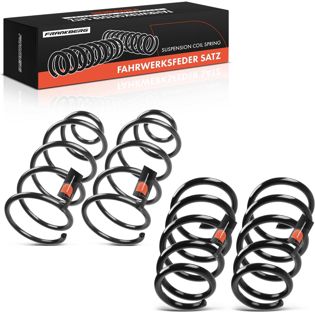 Frankberg 4x Veer Vooras Achteras voor Fiat Uno