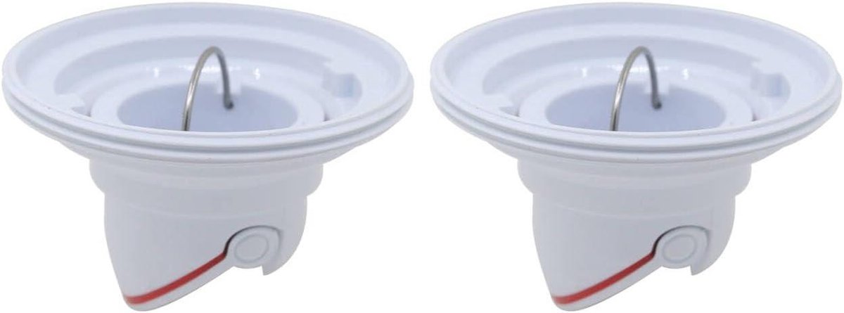 Douche Afvoerplug - Vloer Afvoerkern - Geur Vrij Houden - Anti Geur Werking - 2 Stuks - Wit