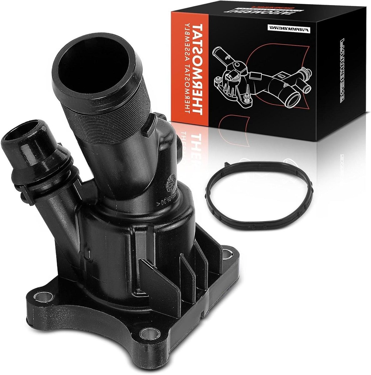 Koelmiddelregelaar Thermostaat - Koelvloeistofregelaar Motor - Koelsysteem Reparatie - Directe Vervanging - 20 x 12.5 x 10 cm - null