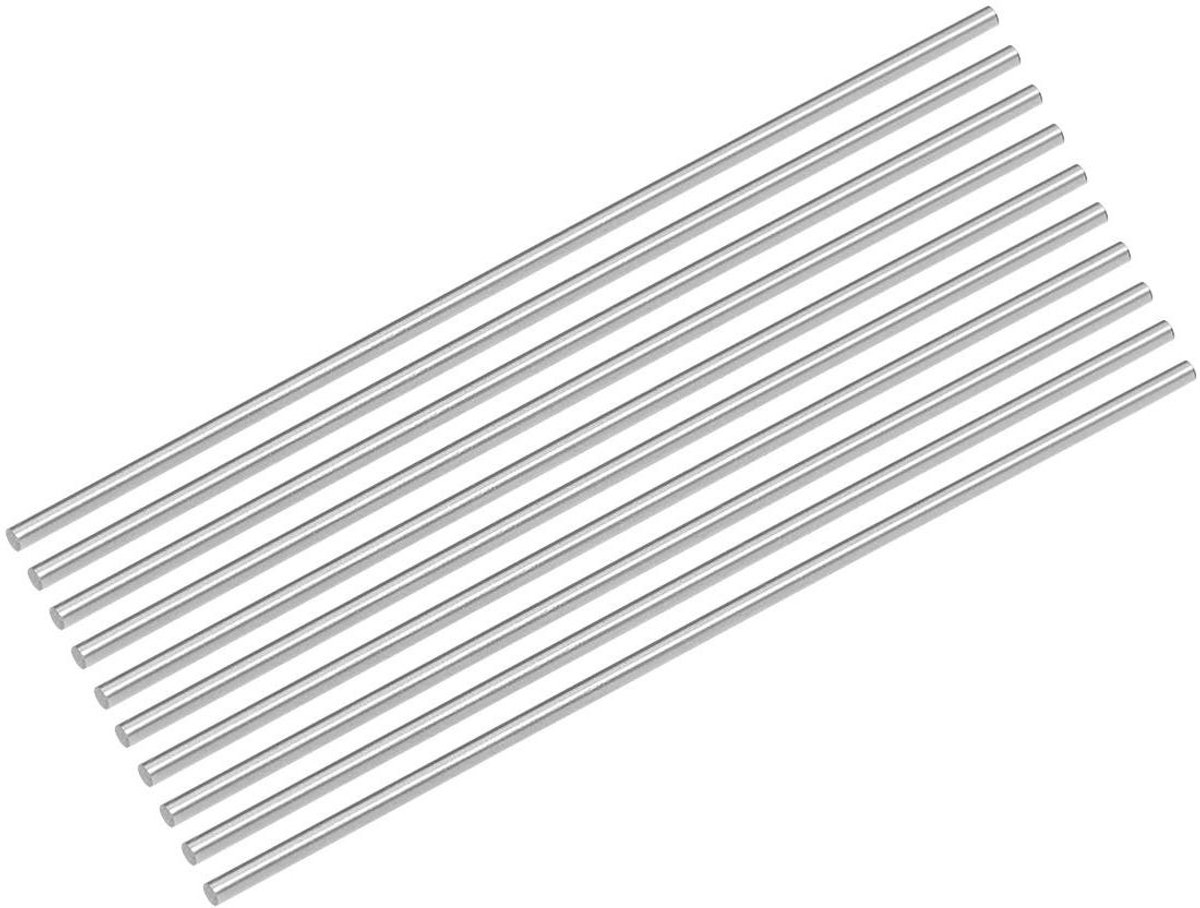 Ronde Stang Staal - Draaibeitel Pen - Metaal Bewerken - HSS Materiaal - 100 mm Lang - Zilver
