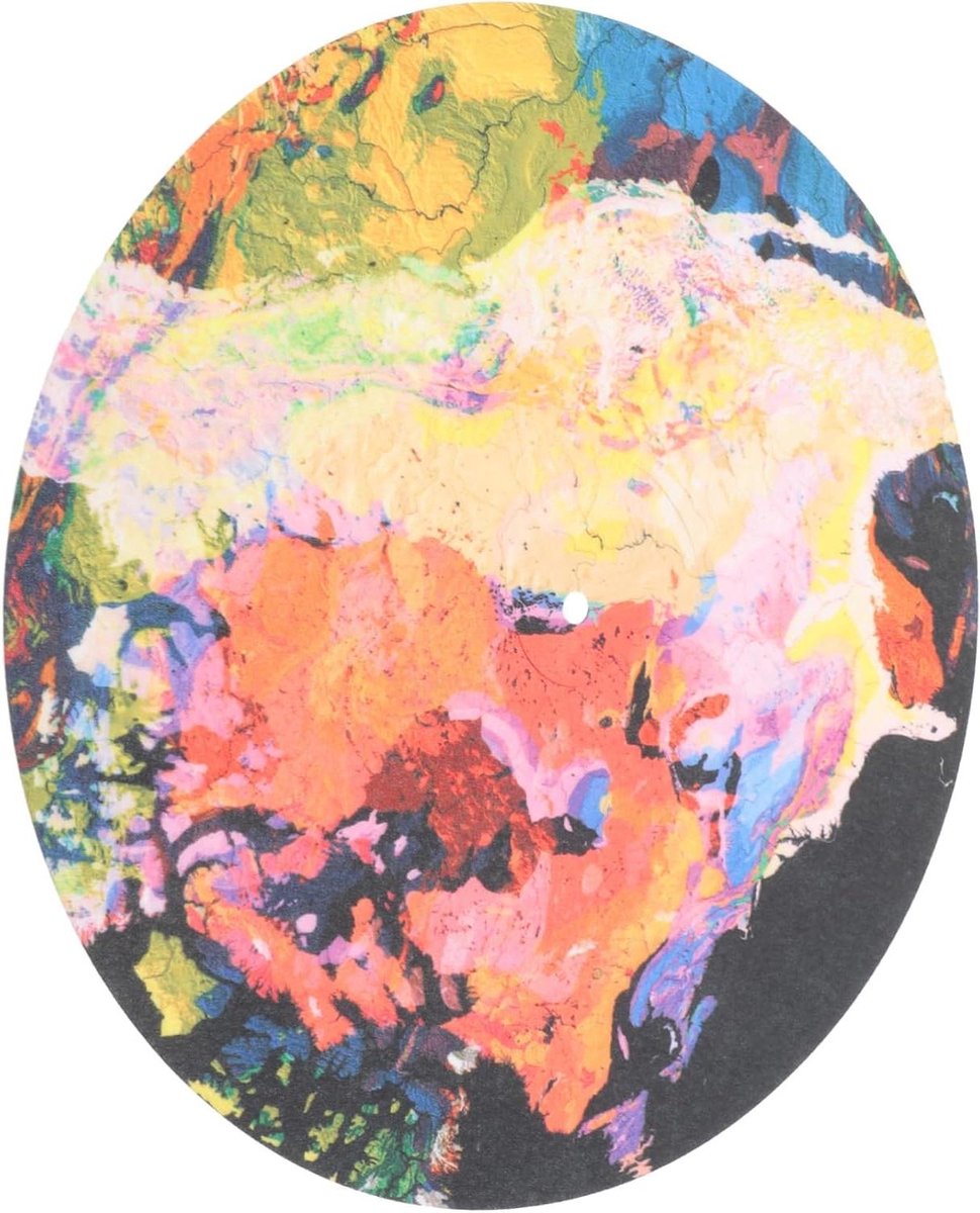 Platenspeler Mat - Draaitafel Slipmat Vilt - Platen Beschermen - Antistatisch Schokabsorberend - 30x30cm - Zoals Getoond