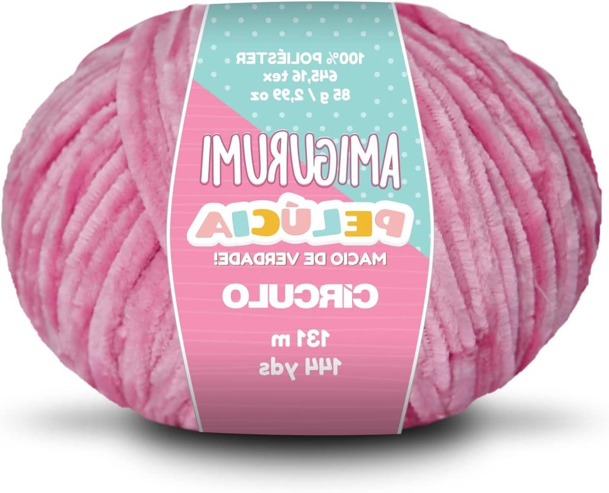 Amigurumi Garen - Haakgaren Breigaren - Knuffels Haken - Zachte Chenille Textuur - 85 Gram - Pitaya