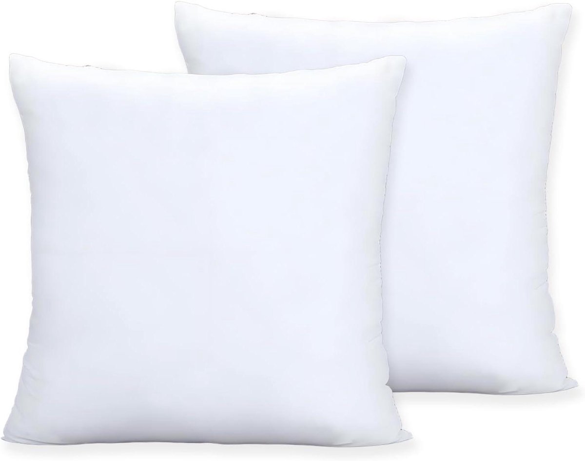 Kussens Inzetstukken - Decoratieve Kussens - Bank en Bed - Sterke Duurzaamheid - 356 x 356 cm - Wit