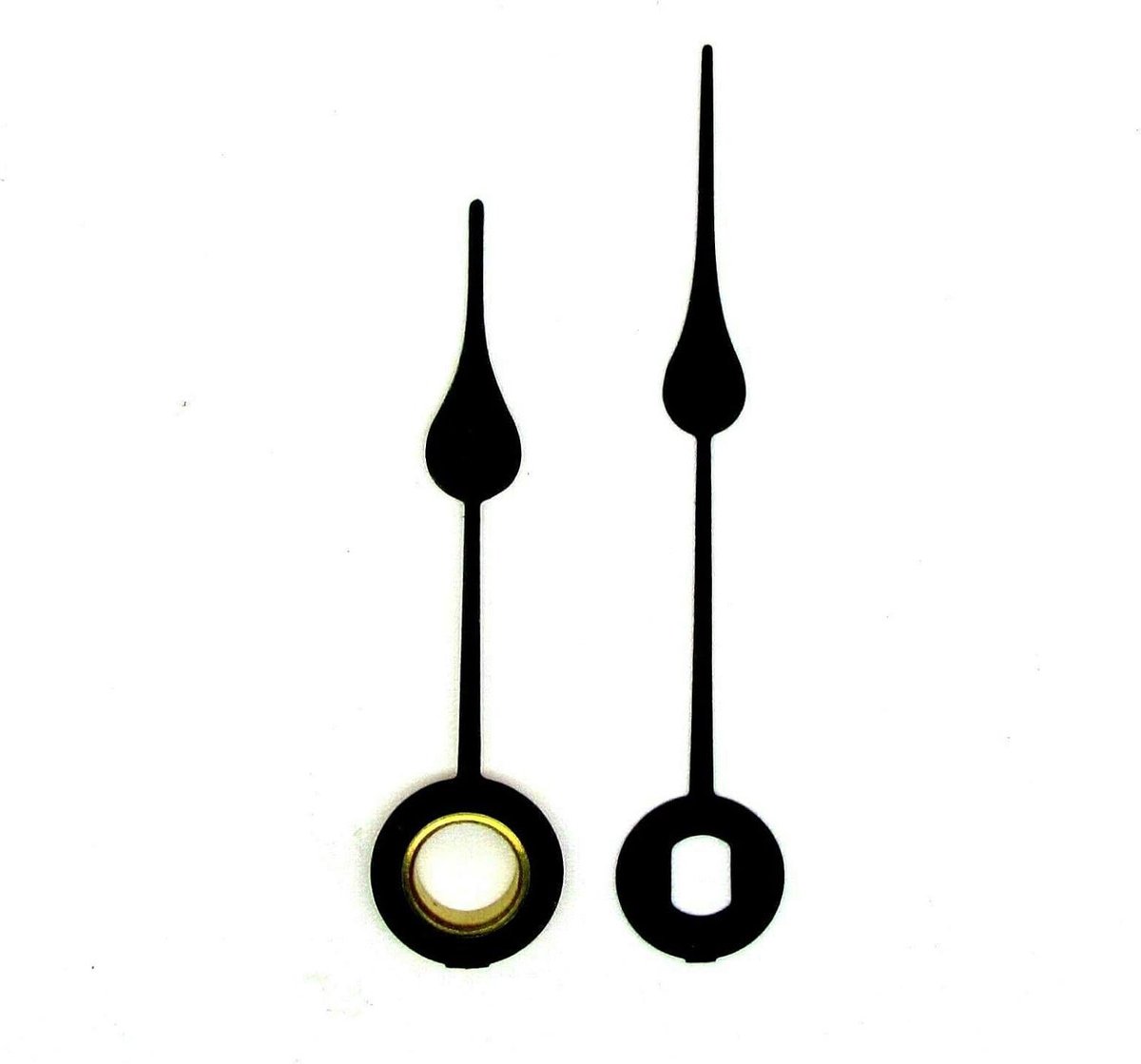 Klok Wijzers - Vervangende Wijzers - Klok Repareren - Euroshaft Compatibel - 41mm - Zwart