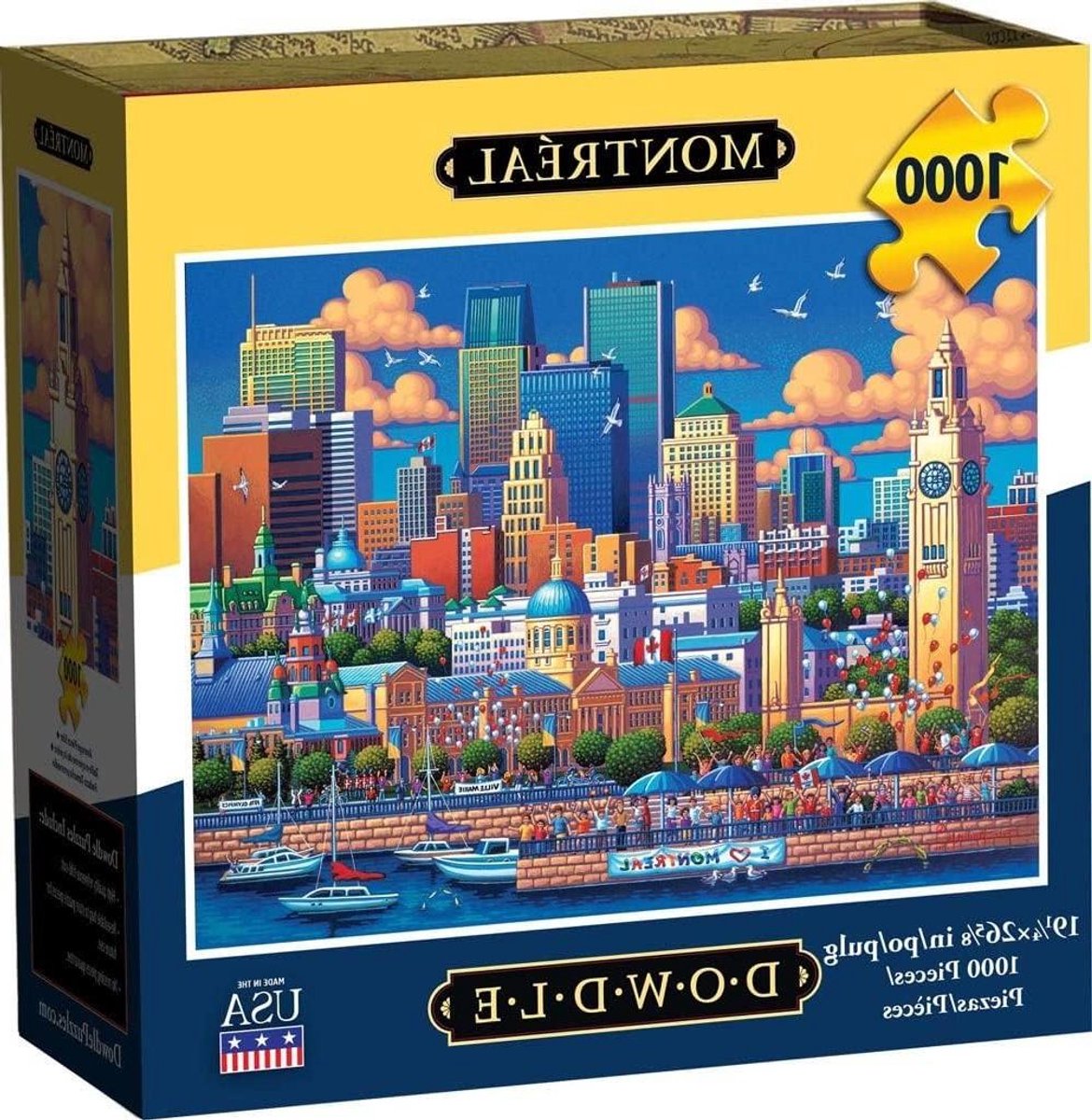 Legpuzzel - Puzzelstukjes Spel - Ontspannen Tijdverdrijf - Gedetailleerde Illustratie - 1000 Stukjes - Kleurrijk