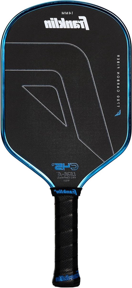 Pickleball Paddle - Sport Paddle - Competitief Spel - 45 Graden Carbon Oppervlak - 16.3 inch Lengte - Blauw