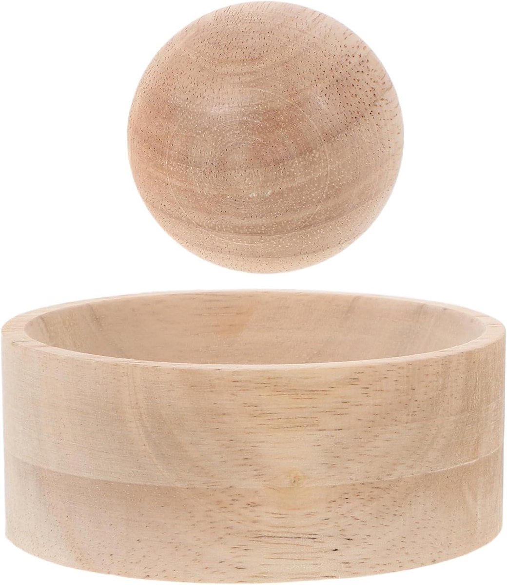 Deegzakpers - Knedelmaker Vorm - Deeg Vormen - Robuust Houten Design - 10 cm - Beige