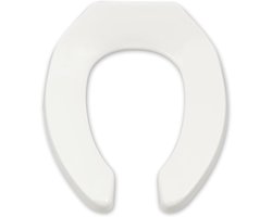 Kinder toiletbril - Antimicrobieel zitje - Veilig toiletgebruik - EverClean oppervlak - Ovaal - Wit