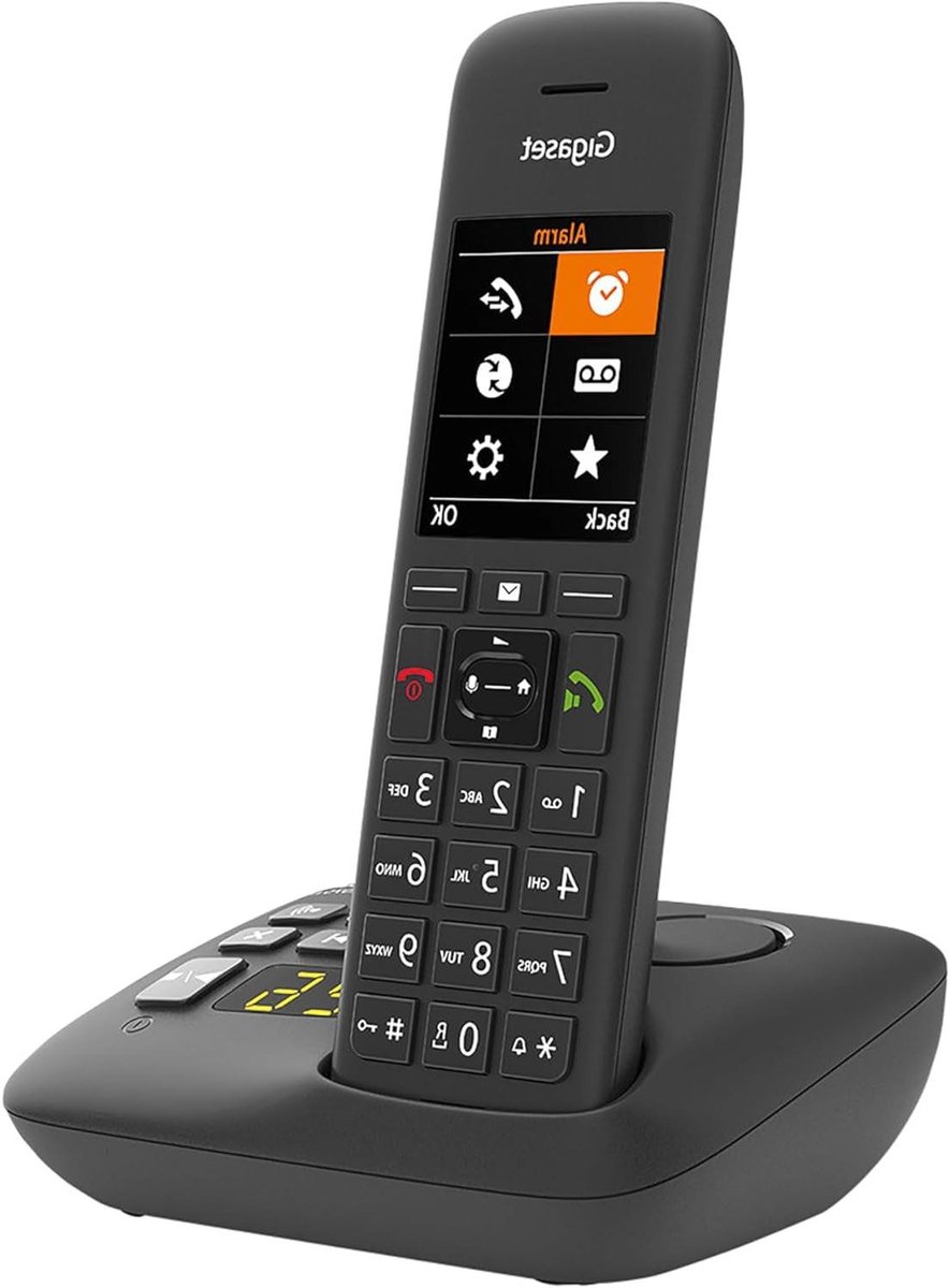 Draadloze Telefoon - DECT Telefoon - Thuis Bellen - Enkel Toetsenbord - 118 Gram - Zwart