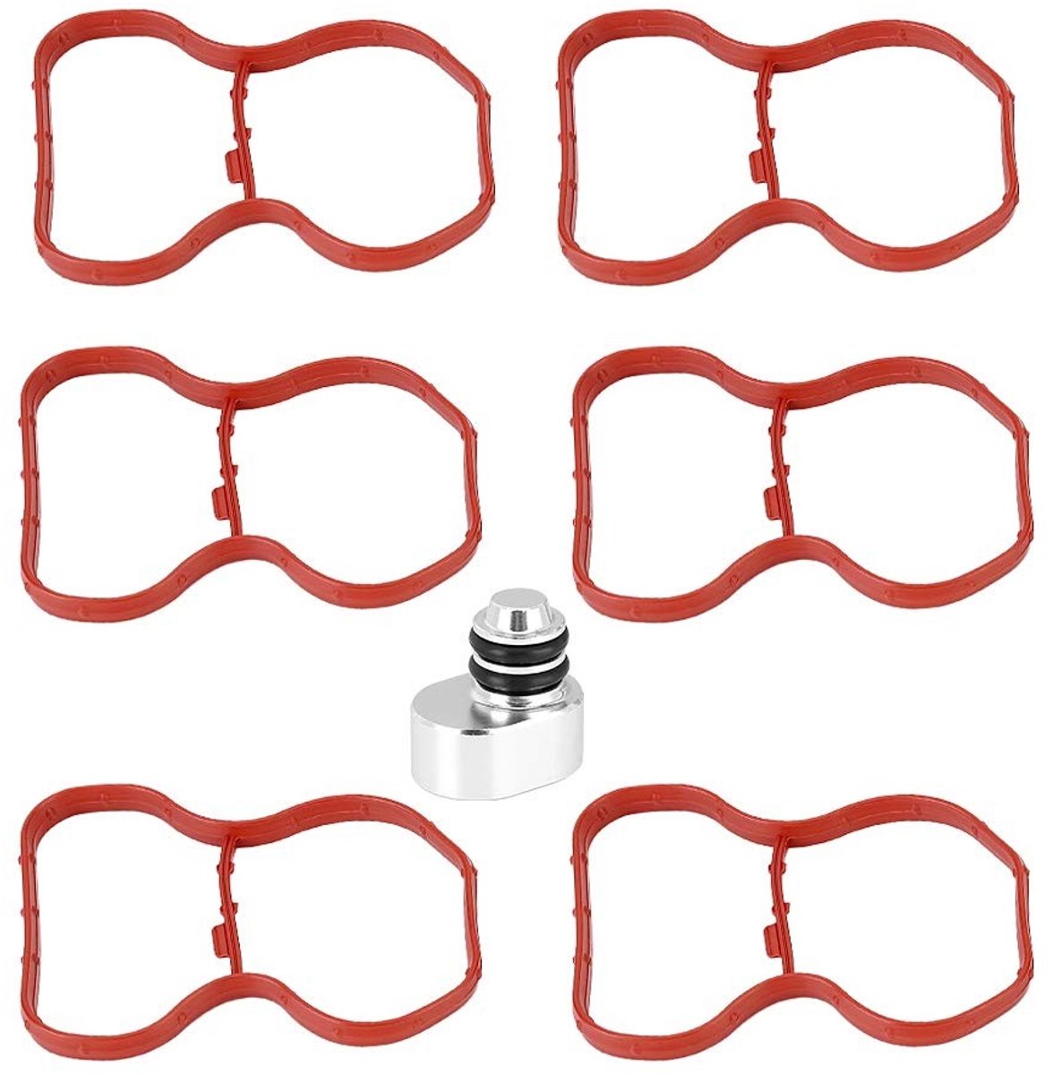 Store_9 - Lid Plug Expansion Set - Swirl Flap Plug - Hoogwaardige rubber - Auto-accessoires - Duurzaam - Geschikt voor diverse modellen