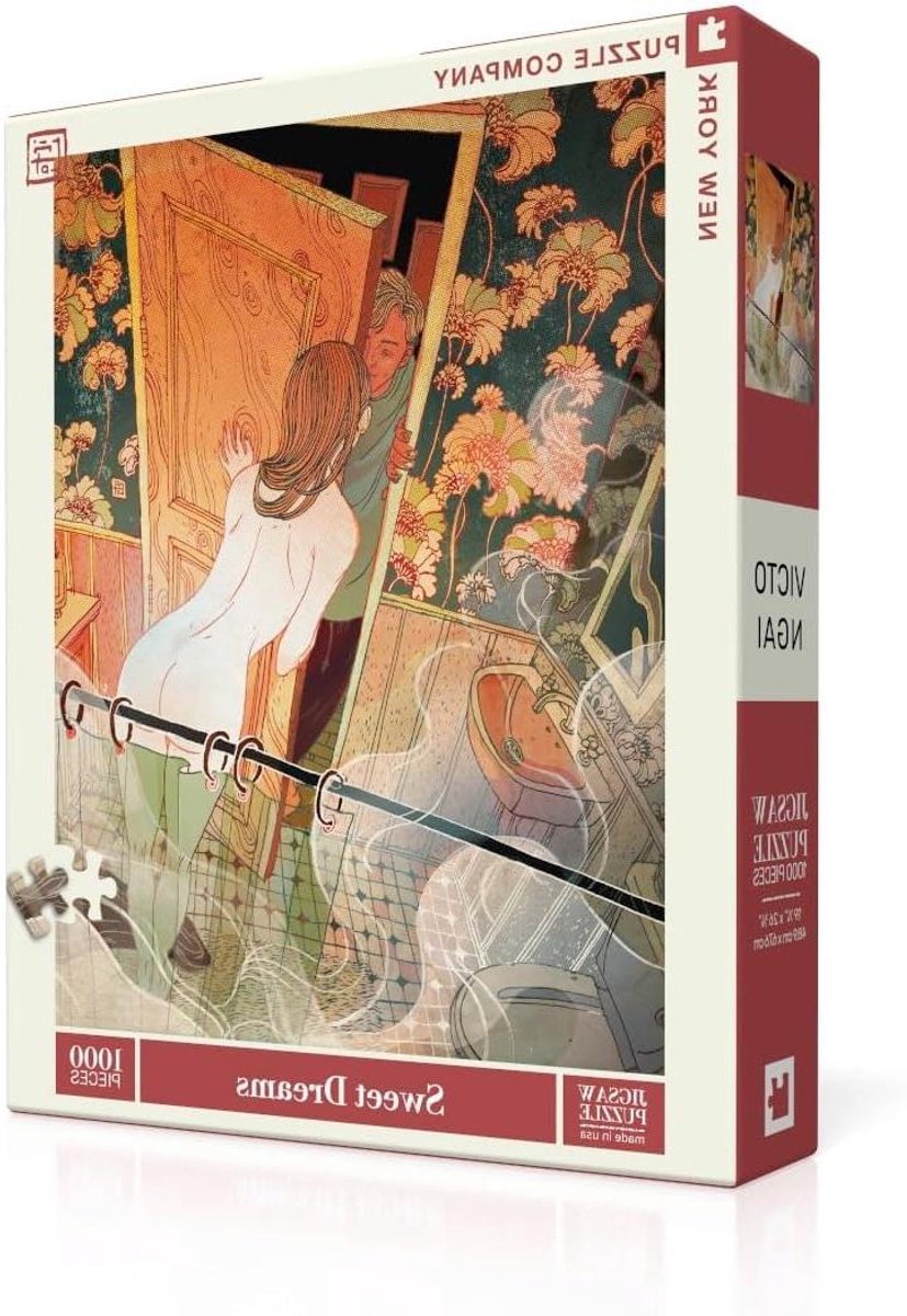Legpuzzel - Jigsaw Puzzel - Ontspannen Vrije Tijd - Originele Illustratie - 1000 stukjes - Sweet Dreams