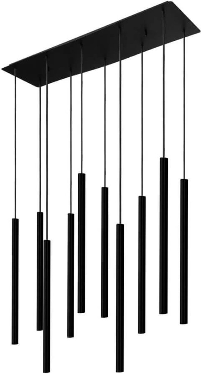 Nowodvorski Hanglamp Laser Black 10 Lichts L 78cm B 20cm Zwart