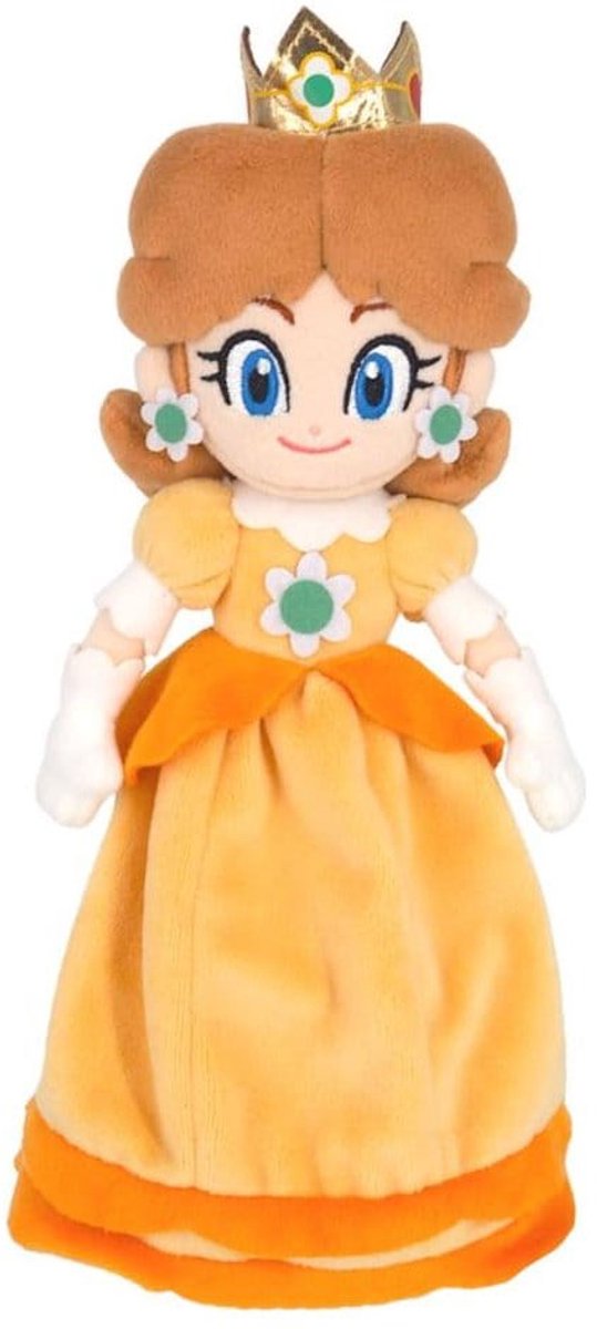 Sanei Super Mario Knuffel Figure Princess Daisy 25 cm Knuffeles