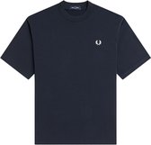 Fred Perry Back print fred perry text t-shirt - navy