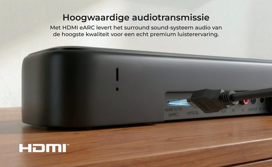 ULTIMEA - 7.1 Soundbar met Dolby Atmos - met 4 Surround Speakers - Soundbar voor TV - App Bediening - Soundbar met Subwoofer voor Home Theater - Aura A60 van Ultimea — afbeelding 5