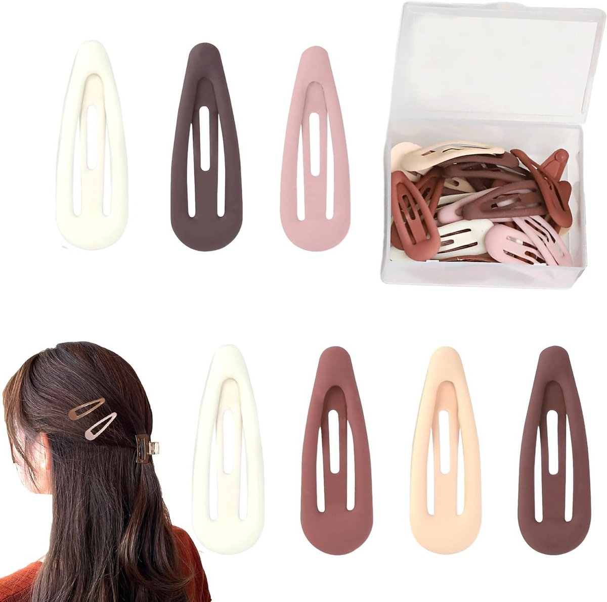 Haarspeldjes Set van 30 Stuks - Ideaal voor Styling, Haaraccessoires en Kapsels