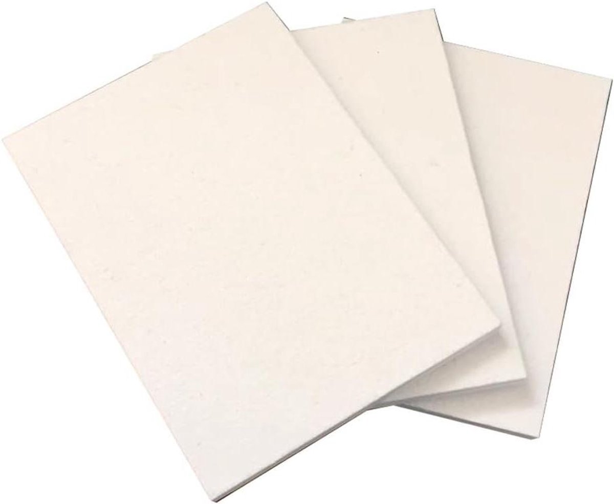 Keramische vezelplaten - Hoge temperatuur isolatie - Oven isoleren - Uitzonderlijke thermische weerstand - 3 stuks 0.5cm dik - Wit