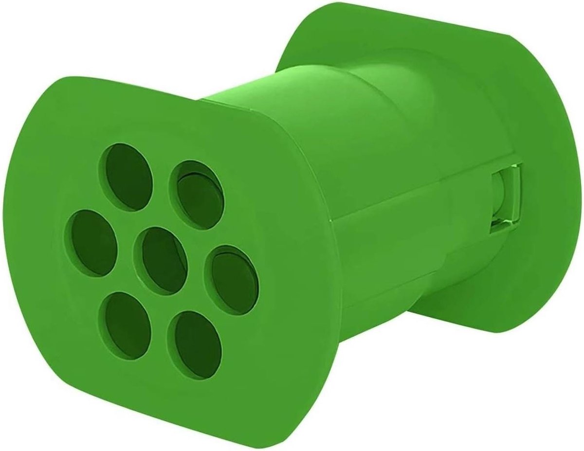 Worstenvuller Handleiding - Worstenmaker Vleespers - Zelf Worsten Maken - Voedselveilig ABS Materiaal - 7 Worsten Capaciteit - Groen