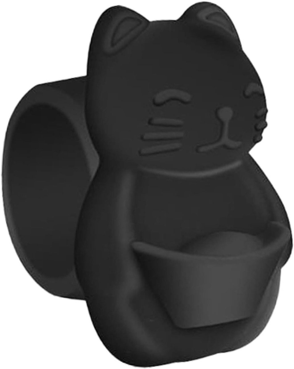 Deurstopper - Wandbeschermer - Muren Beschermen - Zonder Boren - 65 cm Hoogte - Zwart