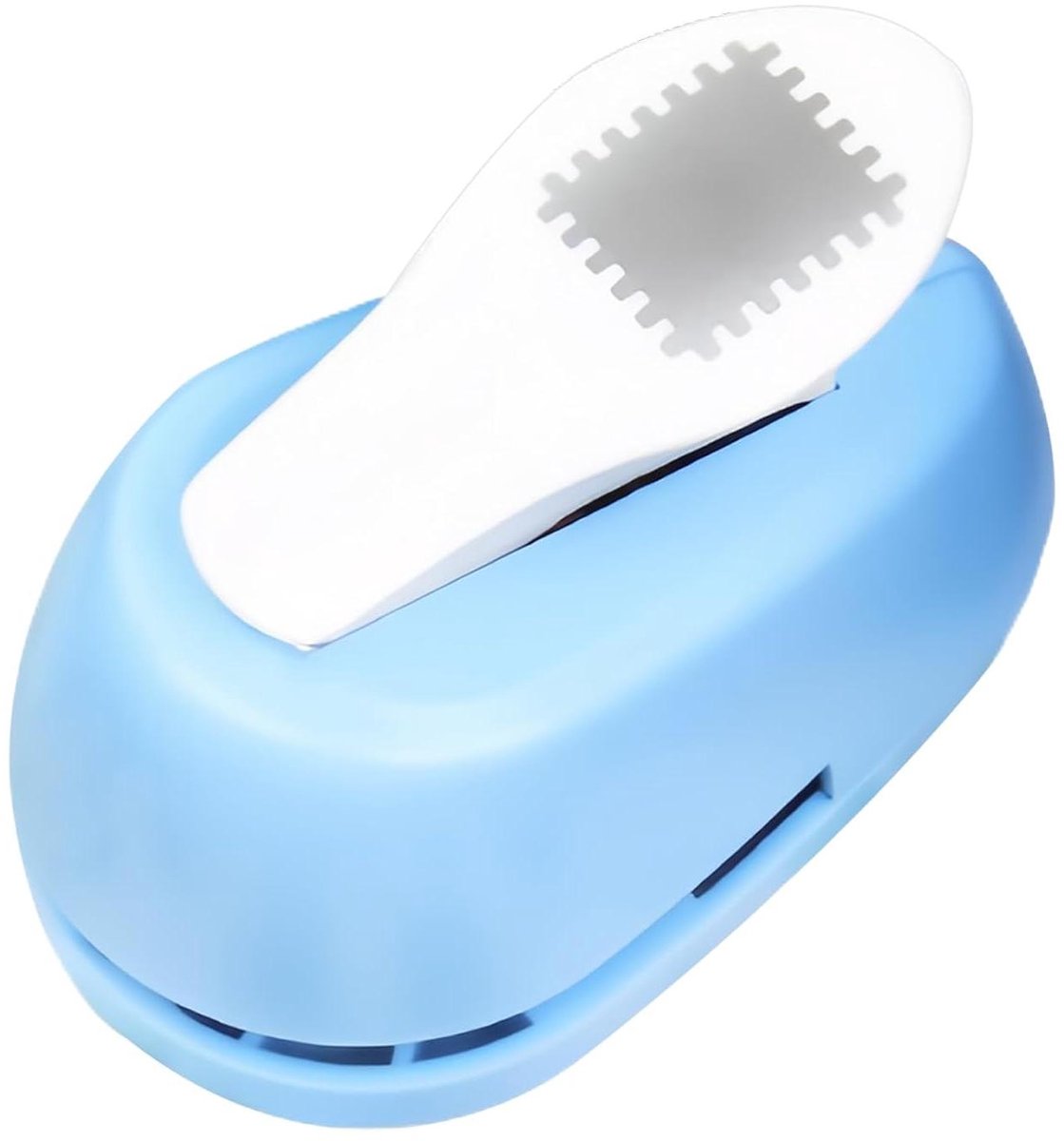 Papierpons - Vormensnijder - Kaarten maken - Postzegel design - 2 x 18 cm - Blauw