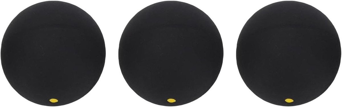 Squashballen Set - Sportballen - Trainingsoefeningen - 40% Verhoogde Reactietijd - Set van Drie - Geel
