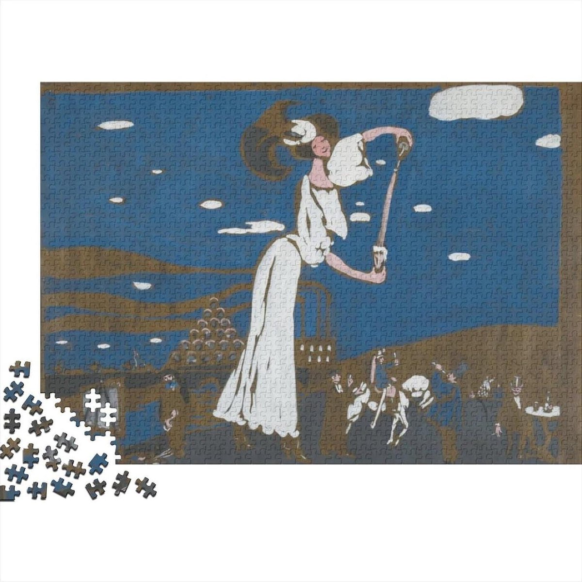 Kunst Puzzel - 1000 Stukjes - Ontspanning Thuis - Inclusief Poster - 75x50cm - Stijl-13