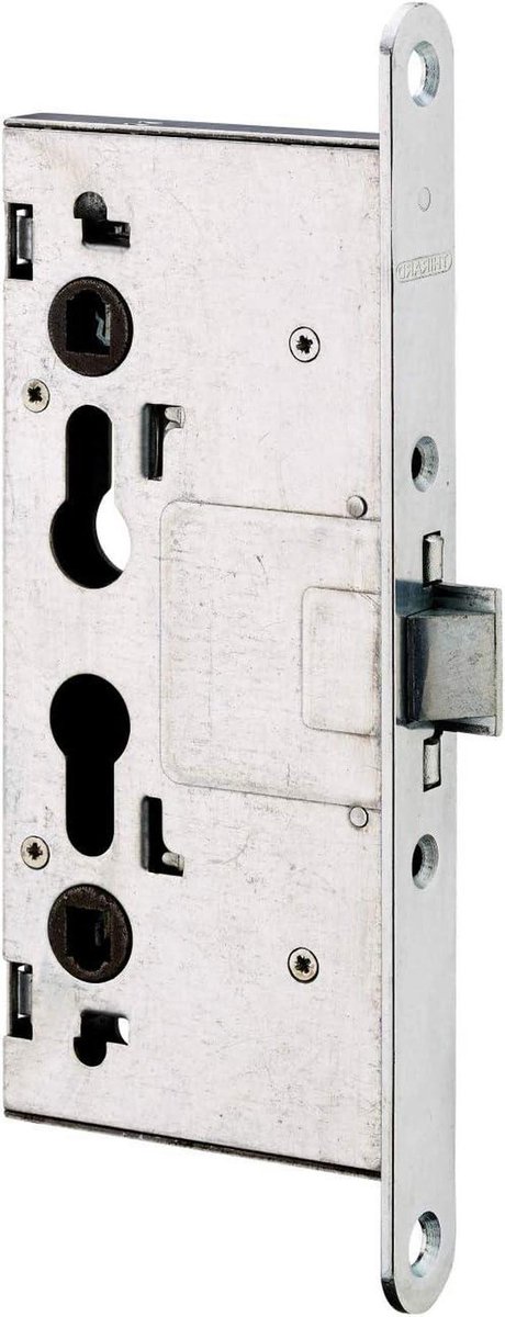 Inbouwslotkast - Deurslot - Verwarmingsdeur Beveiligen - Omkeerbaar - As 65 mm - Zilver