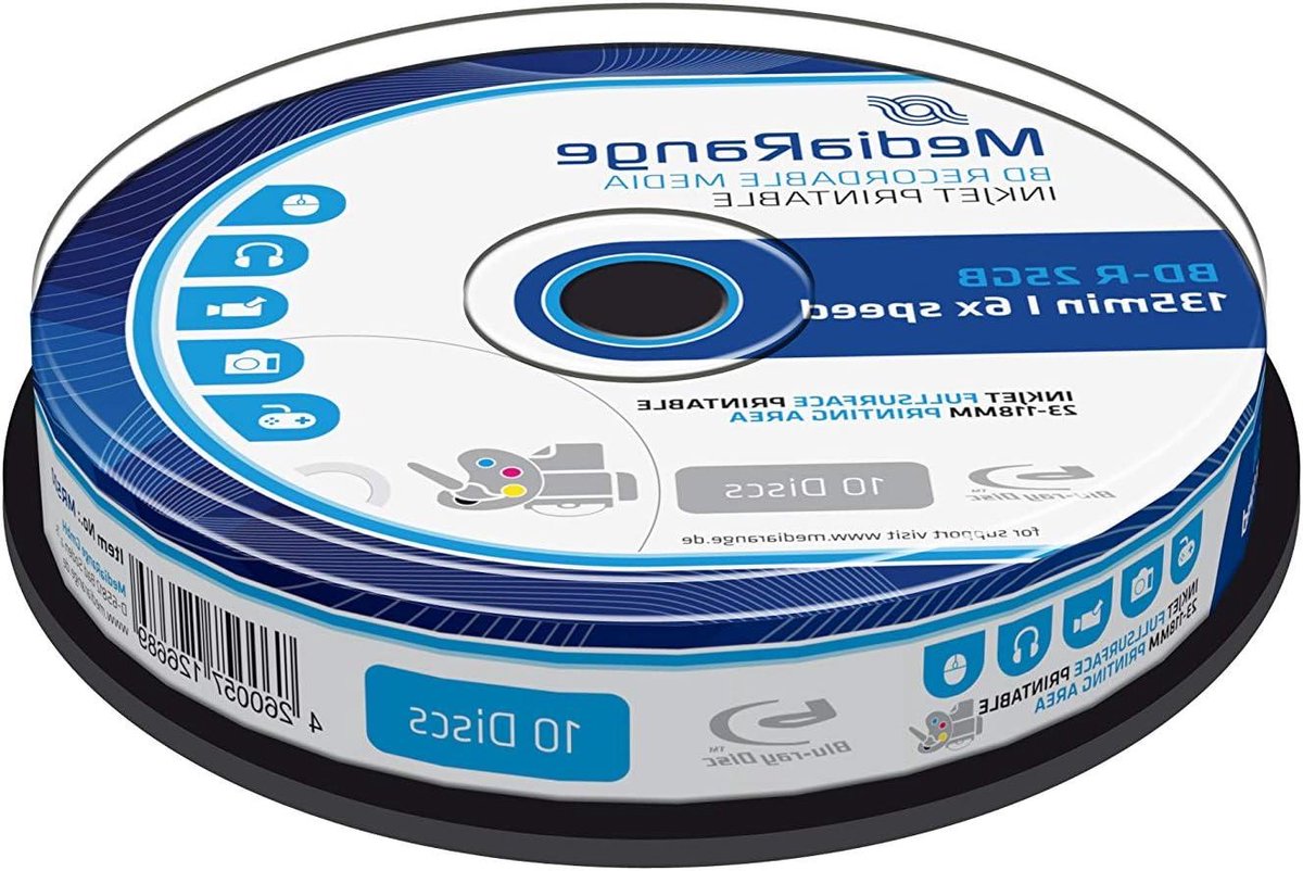 BD-R Schijven - Blu-ray Discs - Data Archiveren - Volledig Bedrukbaar - 25 GB - Wit