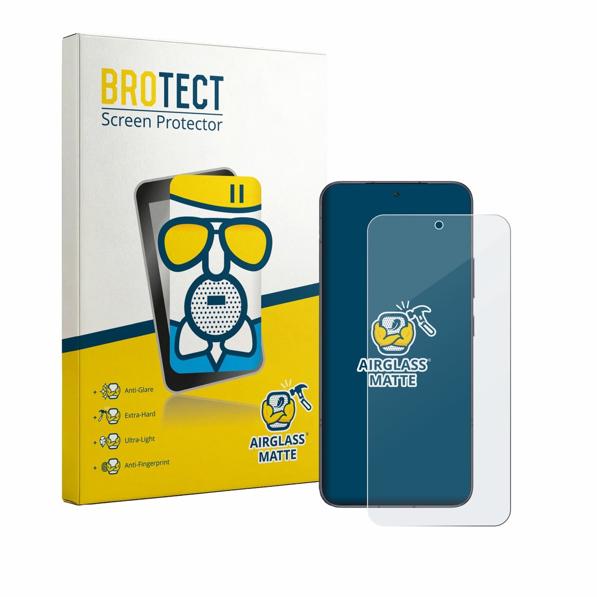 BROTECT - Screenprotector voor Honor Power 2 - Folie Beschermfolie Beschermglas matte