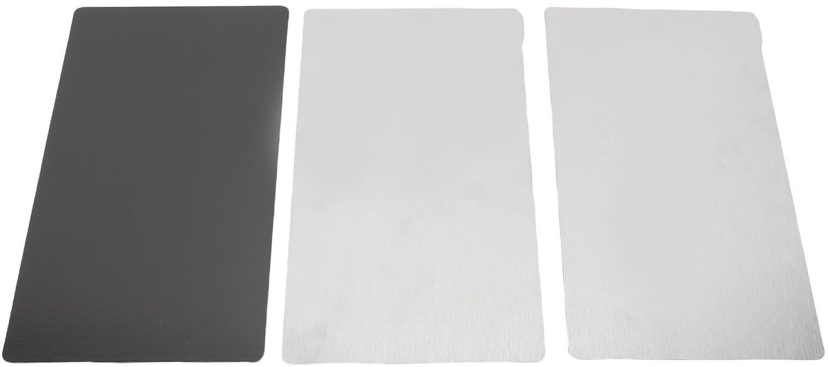 aladdien - Constructieplaat RVS voor 3D Printer - Magnetische Basis - Flexibel Ontwerp - 228x131mm - Precisie - 3D Printen - Duurzaam Materiaal - Ge..