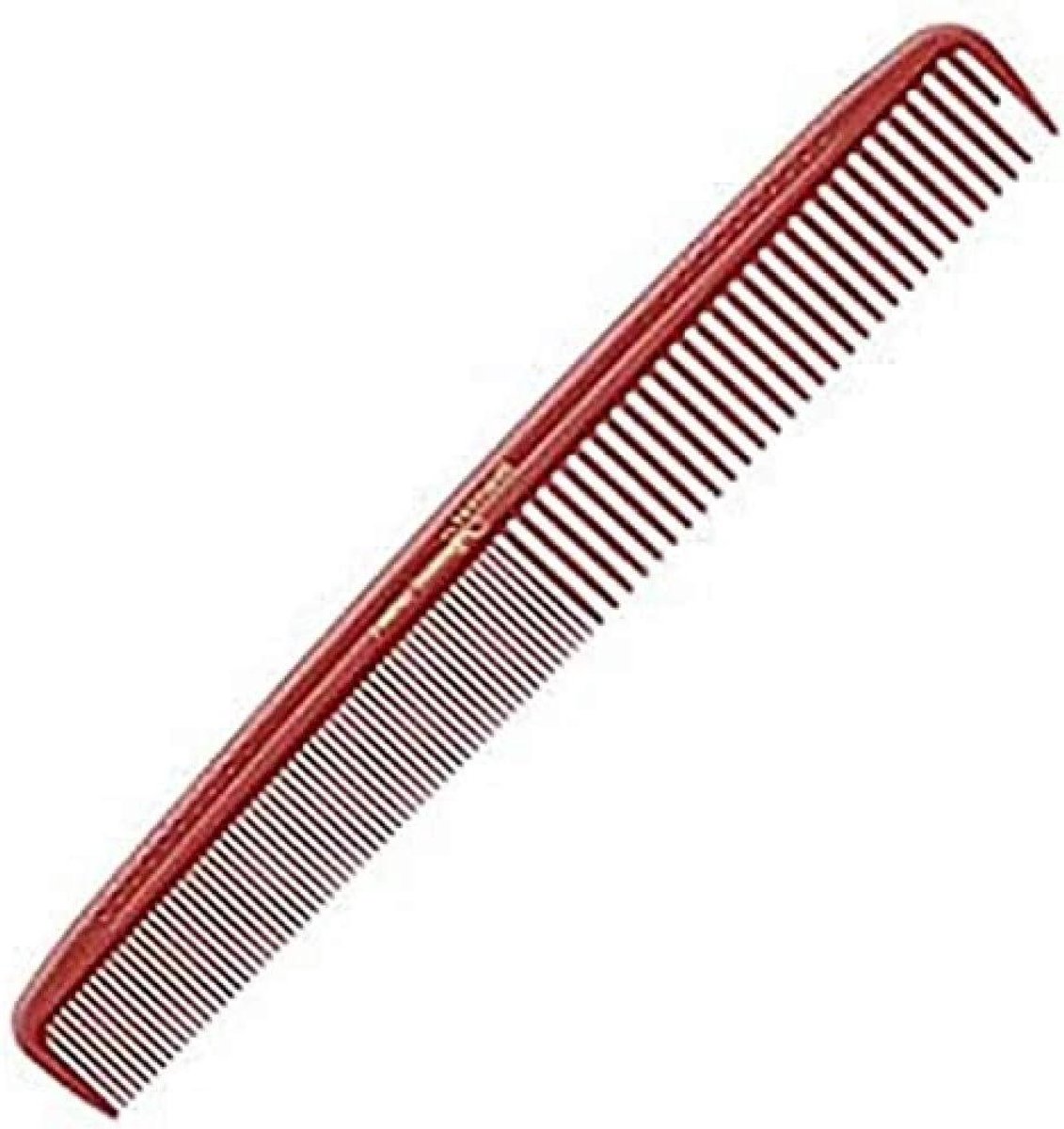 Tondeuse Kam - Haarkam Carbon - Professioneel Knippen - Geteste Vorm Ergonomie - 1778 x 6 cm - Rood