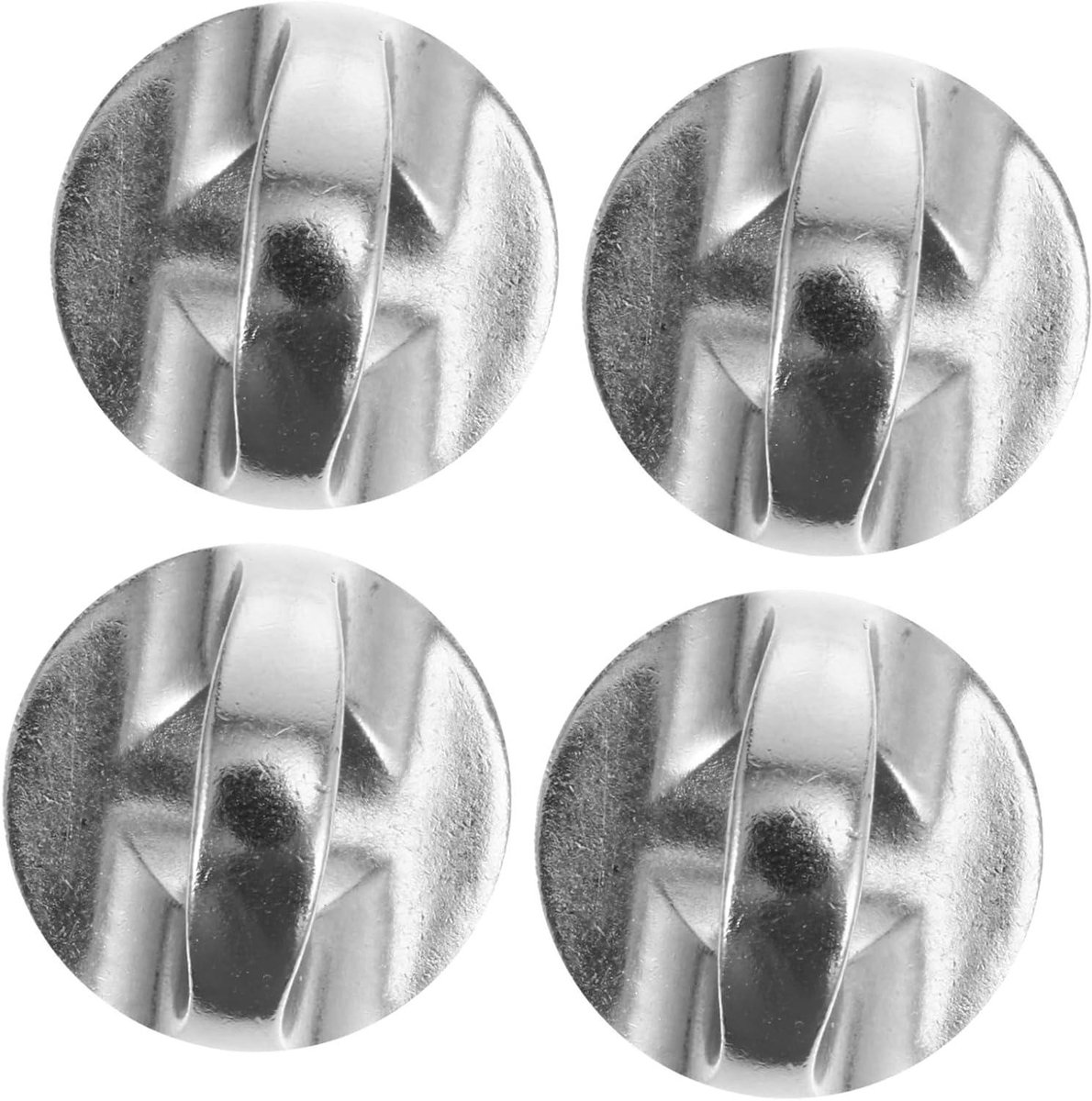 Bevestigingsschroeven Camera - Riembevestiging - Camera Beveiligen - Snel Ontgrendelingssysteem - 4 stuks - Zilver
