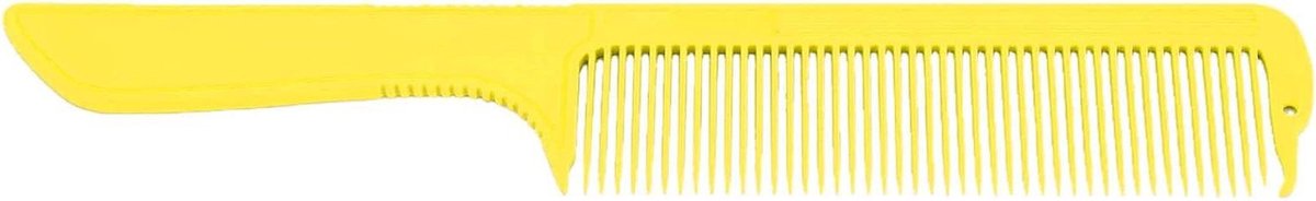 Haarknipkam - Stylingkam - Haar Knippen - Antistatisch Klittenvrij - 21 cm - Geel