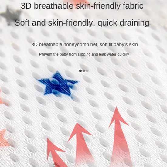 Baby badzitje - Badkussen baby - Veilig badderen - Ergonomisch ontwerp - Universeel passend - Wit — afbeelding 4