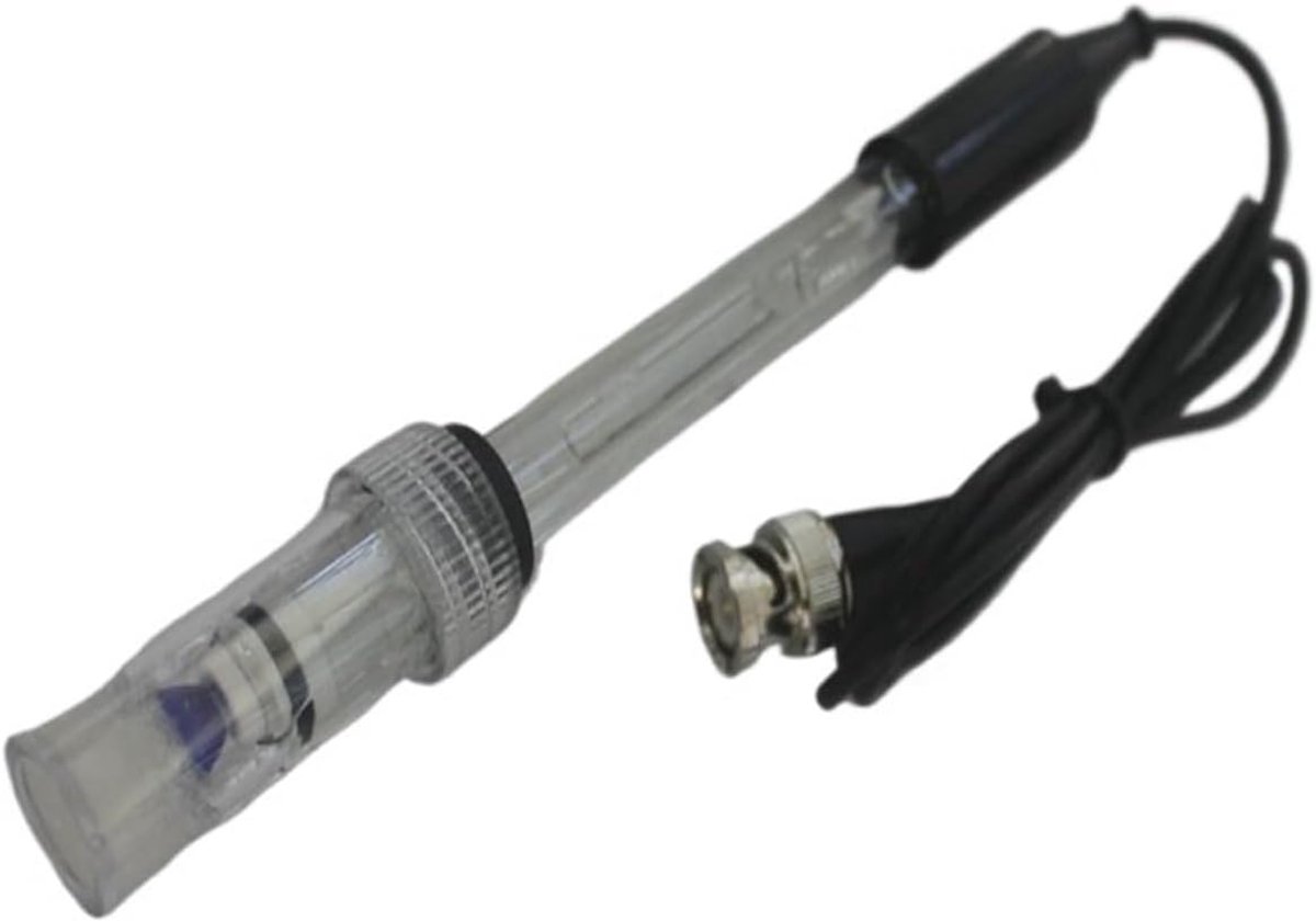 Bodemmeter PH Elektrode - PH Sonde Sensor - Halfvaste Stoffen Testen - Glazen Ontwerp BNC - 1 Meter Kabel - null