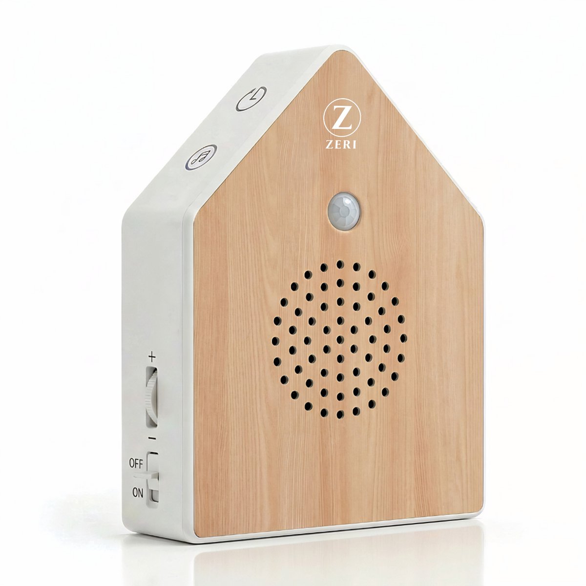 Vogelhuisje met geluid - 4 Natuurlijke geluiden - Incl. Batterijen - Instelbaar volume en timer - Zeri