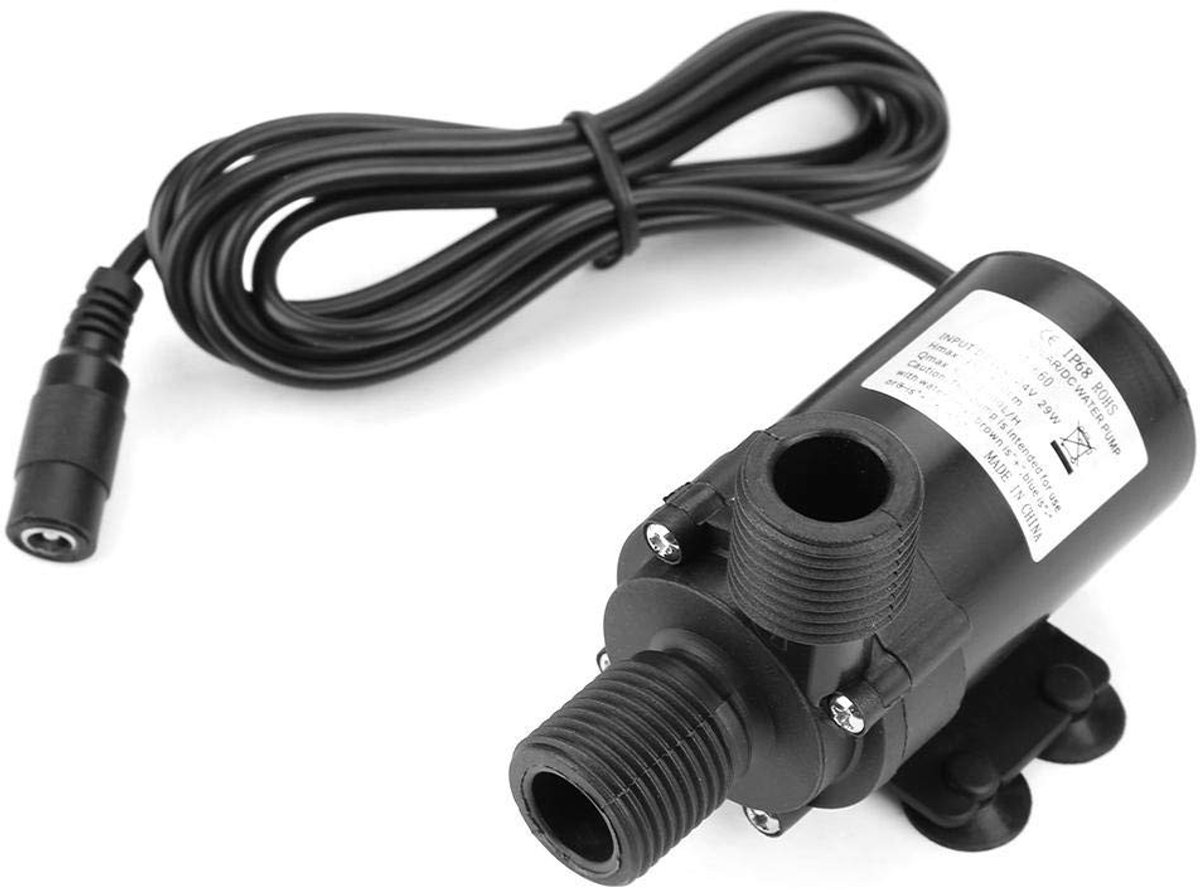 Allecto - Mini Brushless Waterpomp 24V - Stil en Efficiënt - Duurzaam Ontwerp - Veelzijdige Toepassingen - Compact Formaat - Ideaal voor Tuin en Aq...