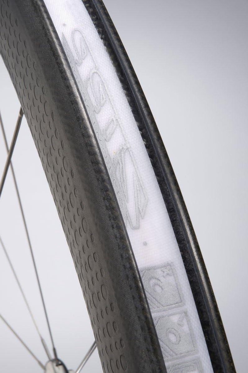 Velglint Set - Nylon Tape - Fietsband Bescherming - Eenvoudig te Plaatsen - 700c x 16mm - Wit/Zilver