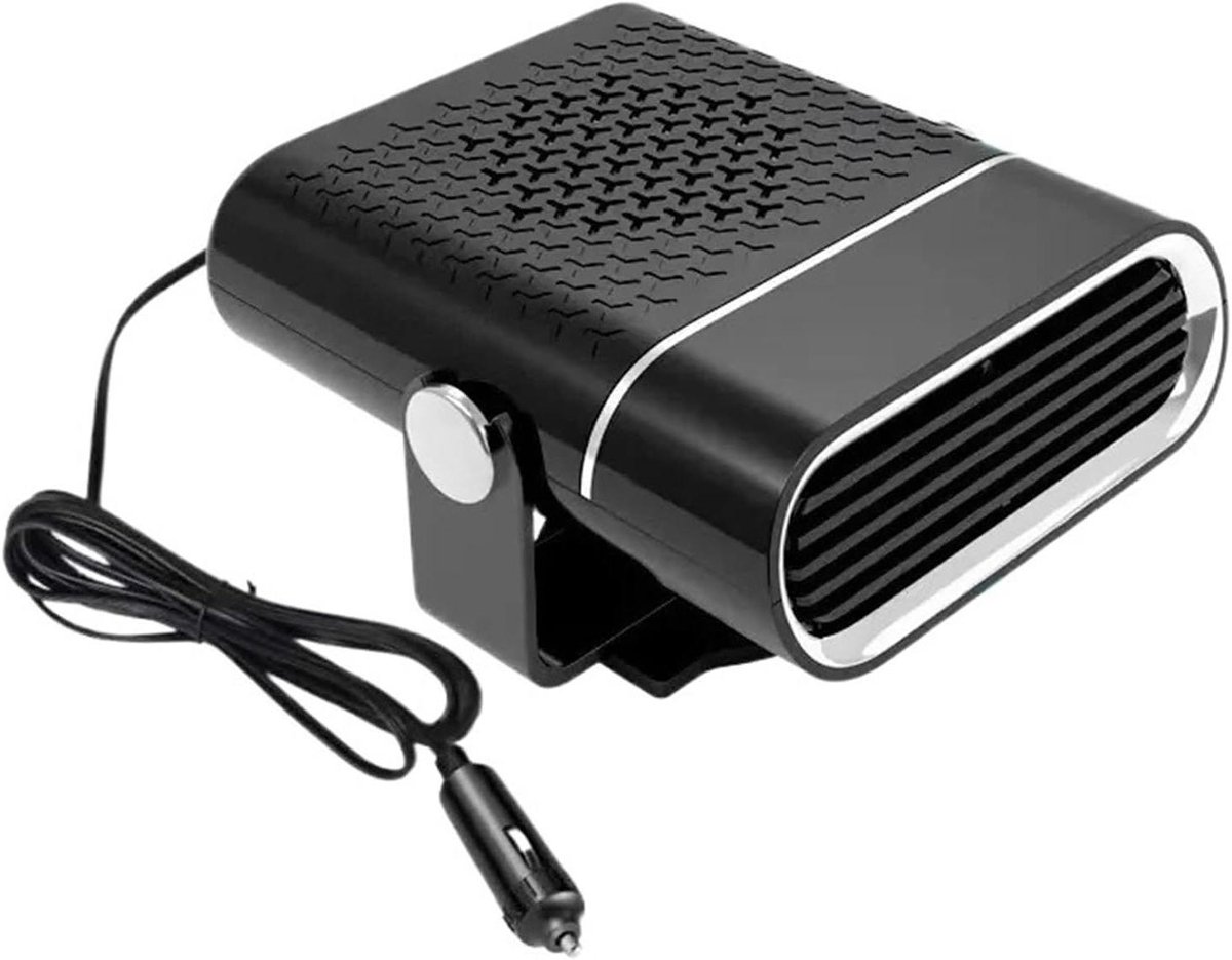 Autoverwarming - Kachel ventilator - Auto verwarmen - Snelle opwarming - 12V - Zwart