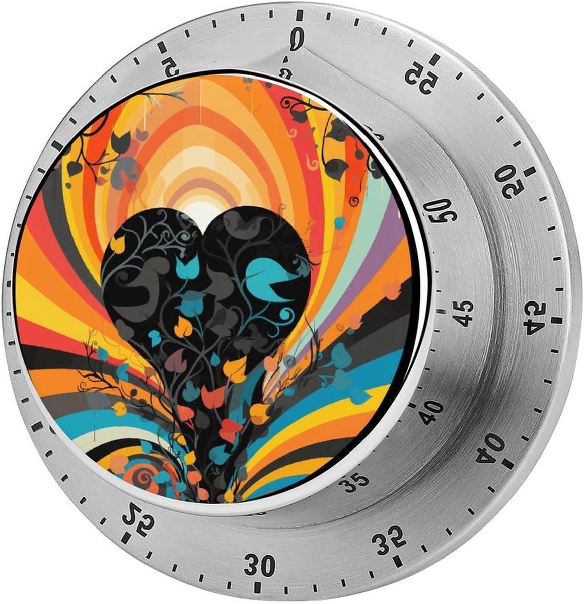 Keuken Timer - Kookwekker Tijdklok - Koken Studeren - Mechanisch Wind Up - 60 Min - Stijl