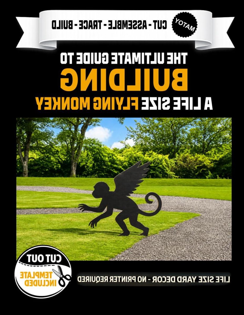 Handleiding Vliegende Aap - Bouw Sjabloon - Halloween Versiering - Levensgroot Patroon - 64 Pagina's - Niet Van Toepassing