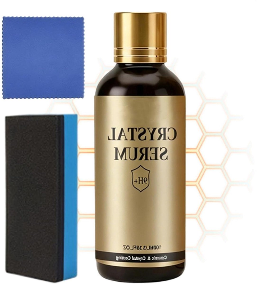 Keramische coatingset voor auto's, 100 ml 9H beschermende lakverzegeling, hoogglanzende detailformule | voertuig, camper, vrachtwagen, SUV, buitenrestauratie, waterafstotende oppervlaktebescherming