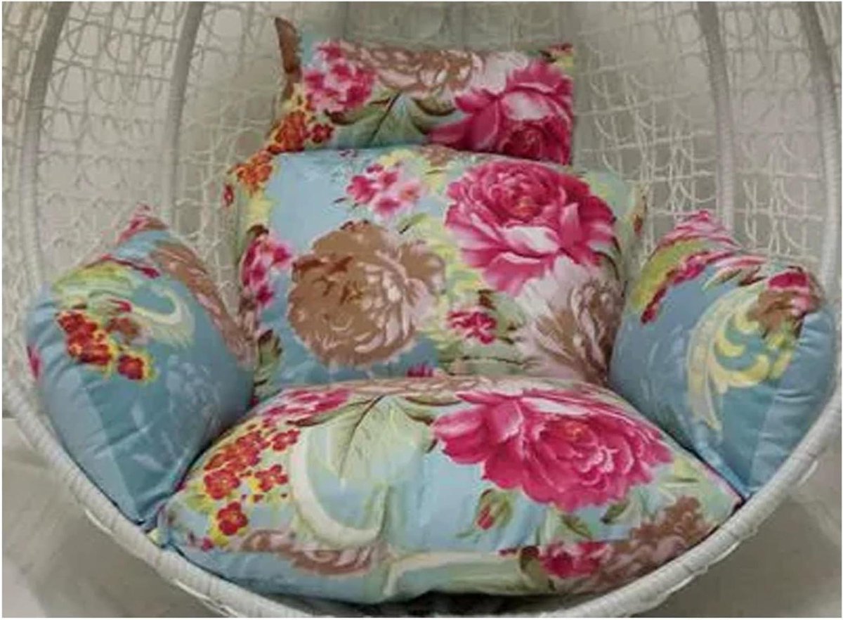 Hangstoel Kussen - Egg Chair Zitkussen - Buiten Ontspannen - Extra Dik Comfort - 10 cm Dik
