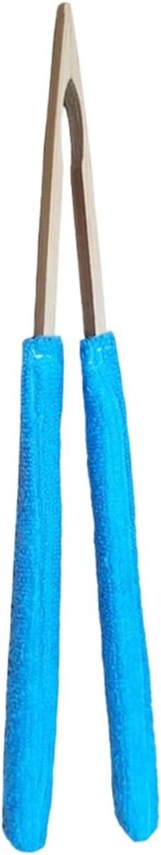 Pincet Bladreiniger - Tuingereedschap - Planten Verzorgen - Afneembare Houten Handgreep - 26 cm - Houtkleurig