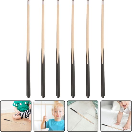 Mini Biljartkeu Set - Kinderkeu Poolkeu - Beginners Oefenen - Kindvriendelijke Grip - 48 cm - Multicolor — afbeelding 5