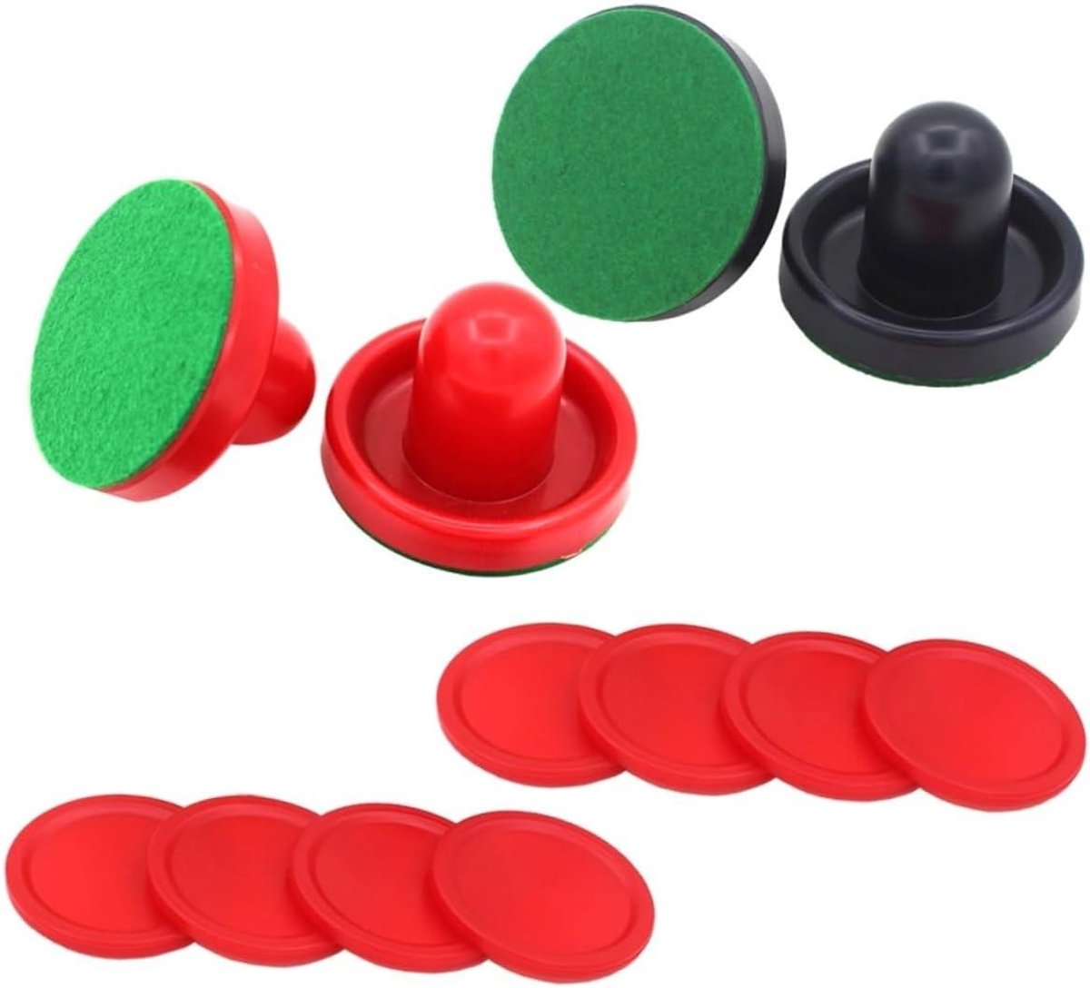 Air Hockey Accessoires - Pushers en Pucks - Spelverbetering Thuis - Ergonomisch Ontwerp - 16 Stuks - Zoals Getoond
