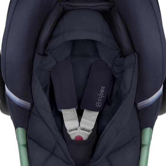 Baby Voetenzak - Deken voor draagzak - Warmte op reis - Waterafstotend en ademend - 75 cm lang - Blauw — afbeelding 2