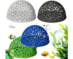 Garnalen Grot Aquarium - 4 Stuks Verstopgat Tunnel Schuilplaats Decoraties - Betta Habitat Tank Ornament - voor Verstoppen Rusten Thuis Voeren Beginners Zoetwater Aquatisch Onderwater Betta